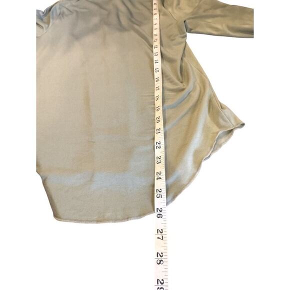 Wilfred Sage Green Button-Up Long Sleeve Collared Shirt Women's Size L - Picture 7 of 8